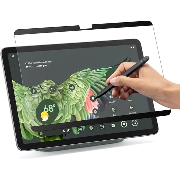 Magnetic Paper-Feel Screen Protector for Google Pixel Tablet 11 Inch (2023), Detachable and Reusable, Draw and Write Like on Paper, Case Friendly, Anti-Glare Matte Finish