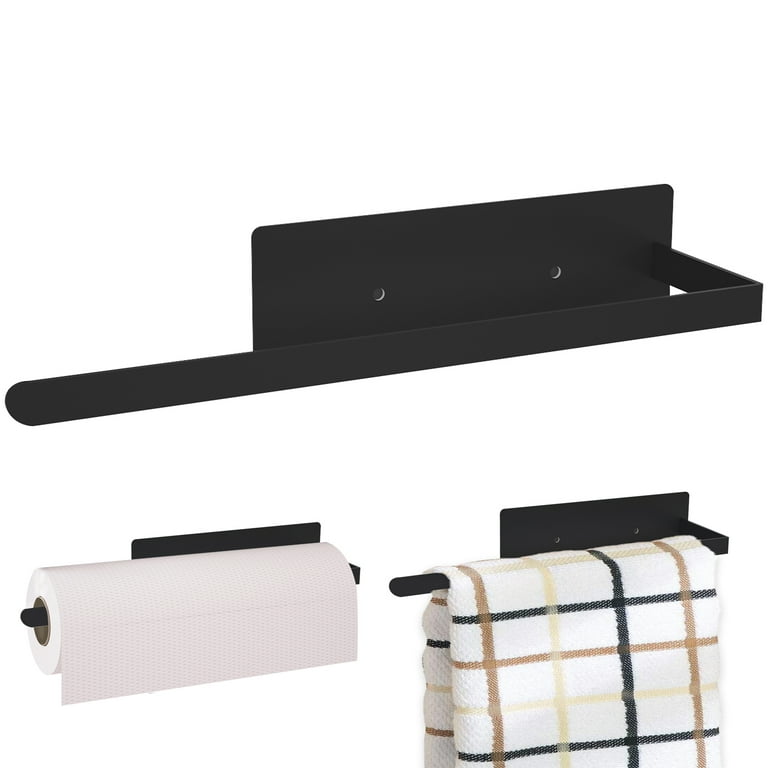 Magnetic Paper Towel Holder for Refrigerator, Kitchen Towel Rack Magnetic  Towel Bar Multi Function Made of Iron,Used for Kitchen,Bathroom,No Drilling