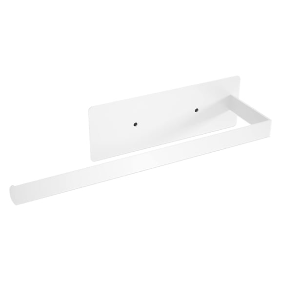 Magnetic Paper Towel Holder for Refrigerator, Kitchen Towel Rack Magnetic Towel Bar Multi Function Made of Iron,Used for Kitchen,Bathroom,No Drilling (White)