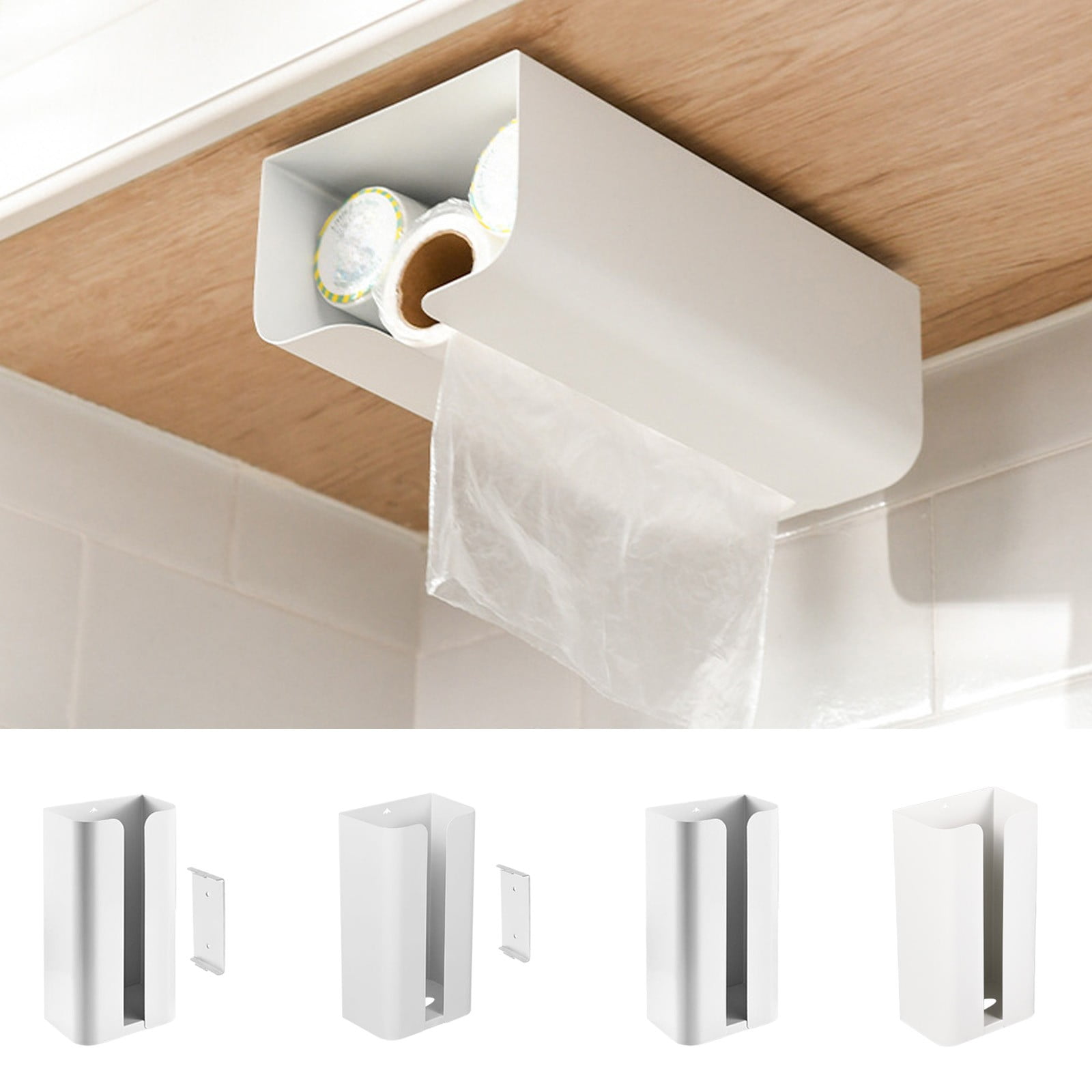 Magnetic Paper Towel Holder with Storage Drawer - Kitchen & Bathroom ...