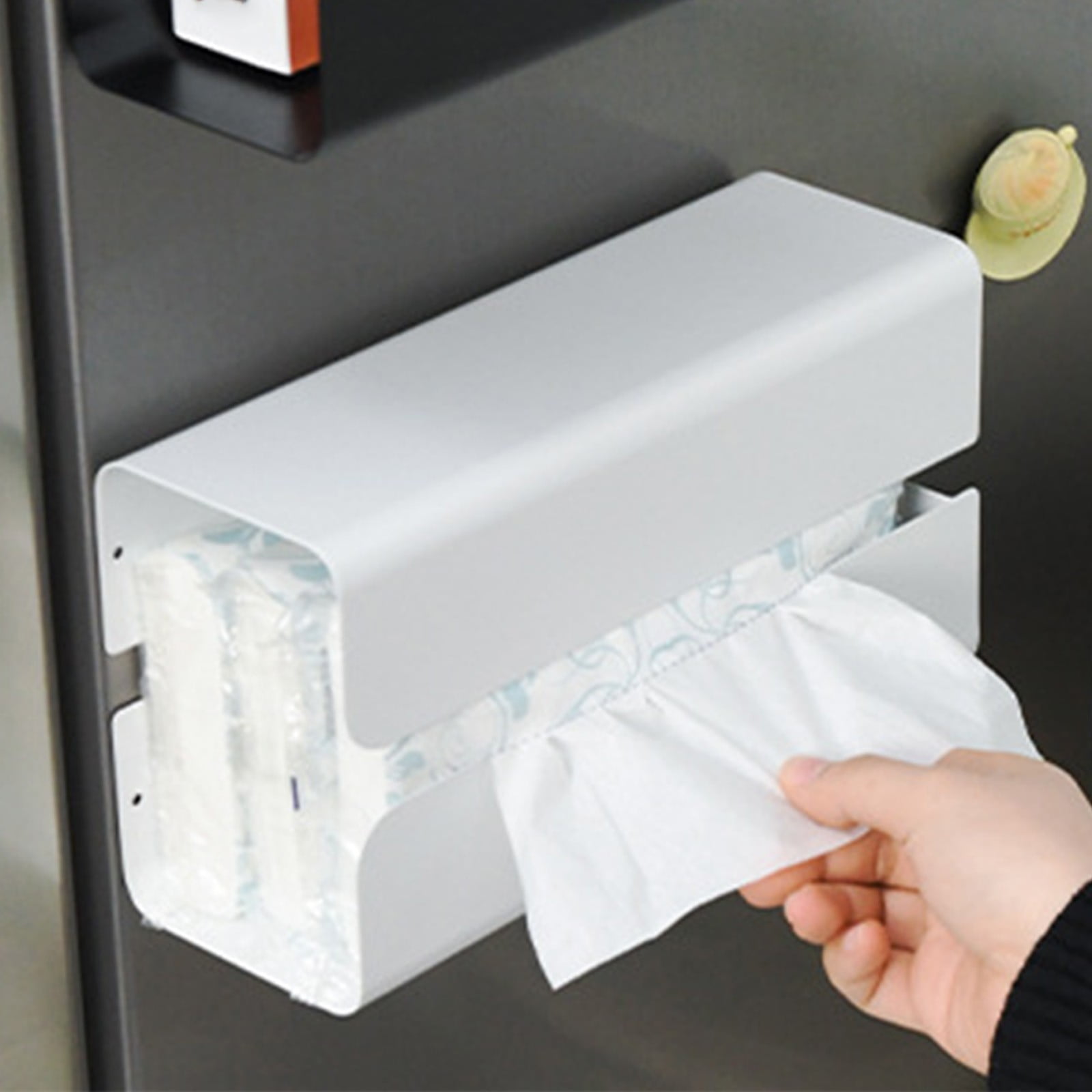 Magnetic Paper Towel Holder with Storage Drawer - Kitchen & Bathroom ...