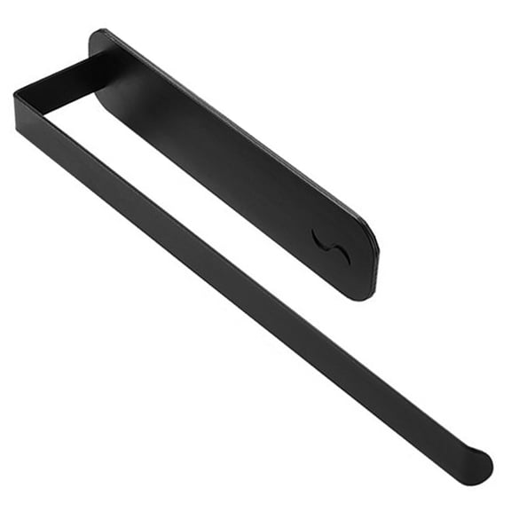 Magnetic Paper Towel Holder for Fridge Wall Mount Kitchen Paper Rack Black