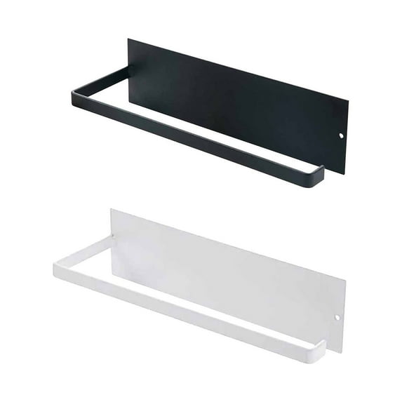 Paper Towel Holder for Refrigerator - Strong Self-Adhesive Paper Towel Rack Stainless Steel, Camping RV Kitchen