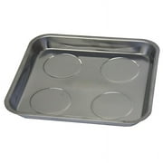 Magnetic Parts Tray 9.5" x 10" Large Square Stainless Steel Parts Storage Tray