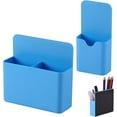 thumbnail image 1 of Magnetic Pen Holder,2 Pack Magnetic Dry Erase Marker Holder with Generous Compartments,Strong Magnet Storage Marker Pen Pencil Organizer for Refrigerator,Whiteboard,Locker Accessories, 1 of 10