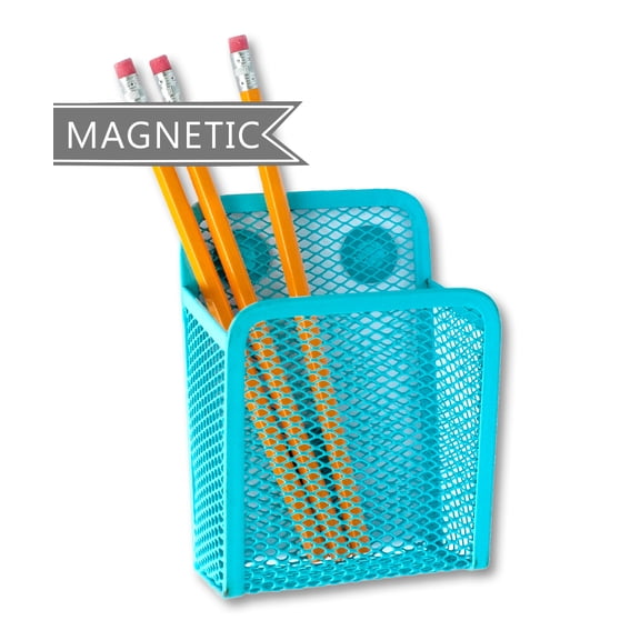 Magnetic Pen Holder - Liquid Chalk Holder- Message Board - Turquoise