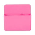 thumbnail image 1 of Magnetic Pen Holder,Magnetic Dry Erase Marker Holder with Generous Compartments,Strong Magnet Storage Marker Pen Pencil Organizer for Refrigerator,Whiteboard,Locker Accessories,Pink,4.72x3.94x1.57", 1 of 5