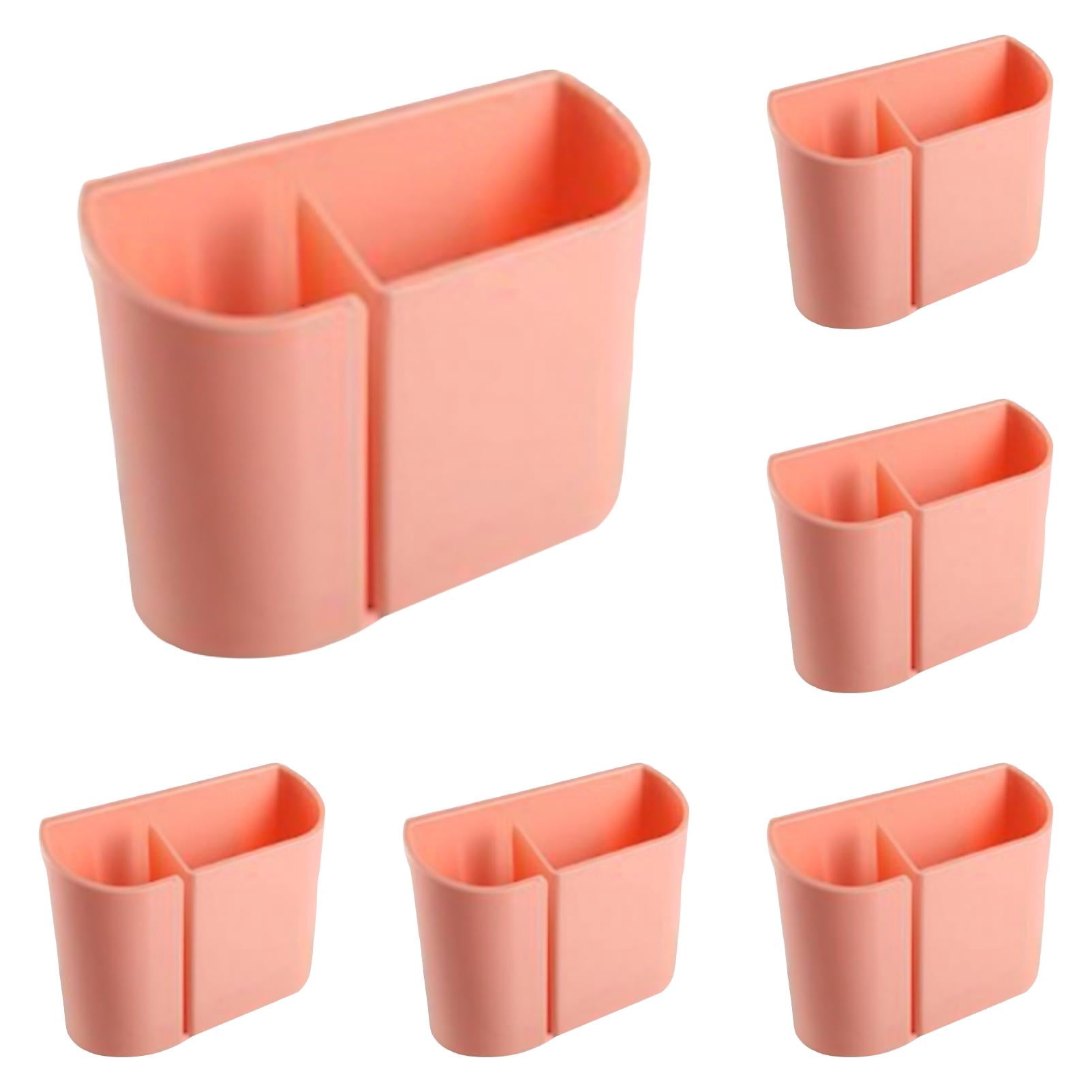 Pen Holder for Refrigerator and Whiteboard, Dry Erase Marker Holder with Generous Compartments, Strong Storage for Pens Pencils Locker Accessories 6 Pcs