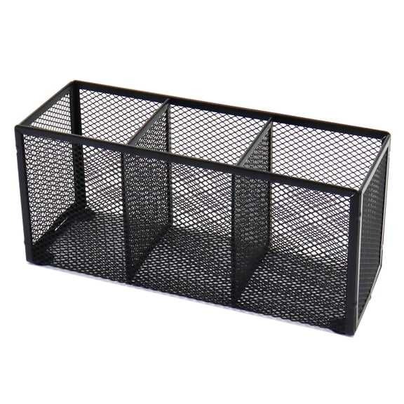 Magnetic Pencil Holder, Extra Strong Magnets Mesh Marker Holder, Metal Pen Cup for Whiteboard Refrigerator Locker, Multifunctional Magnetic Organizer for Office Classroom Kitchen