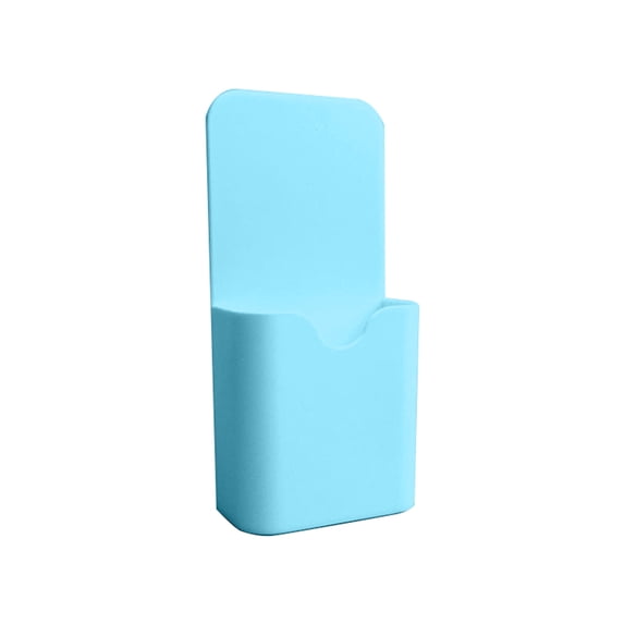 Magnetic Pencil Holder for Whiteboard and Refrigerator, Large Capacity Plastic Marker Organizer Storage Box, Magnetic Pen Cup for Locker and Office B#033 Blue