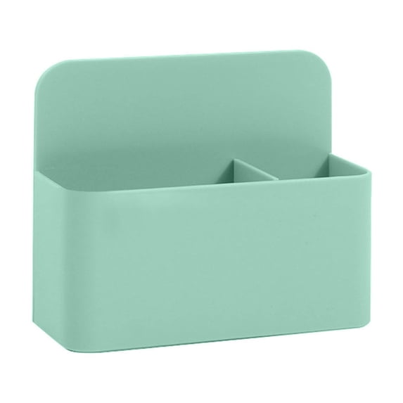 Magnetic Pencil Holder for Whiteboard and Refrigerator, Large Capacity Plastic Marker Organizer Storage Box, Magnetic Pen Cup for Locker and Office B#035 Sky Blue