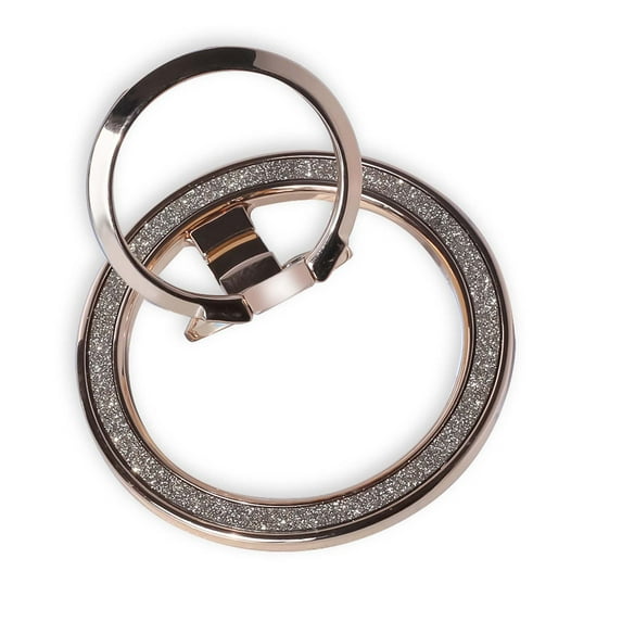 Magnetic Phone Bling Ring Holder, Compatible with MagSafe Ring Holder, Magnetic Phone Grip with Adjustable Stand, Compatible with MagSafe Phone Grip, for iPhone Samsung,Pixel,Other Smartphone,Gold