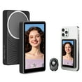 Zarvexis Vlog Selfie Monitor Screen 4k 30fps Bluetooth Remote, Back ...