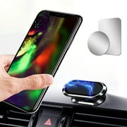 Magnetic Phone Car Mount, 360 Rotation Dashboard Phone Holder for Car with Strong Adhesive Stick, Magnet Car Phone Holder Mount Compatible with iPhone 13 12 11 Pro SE XR XS, Samsung