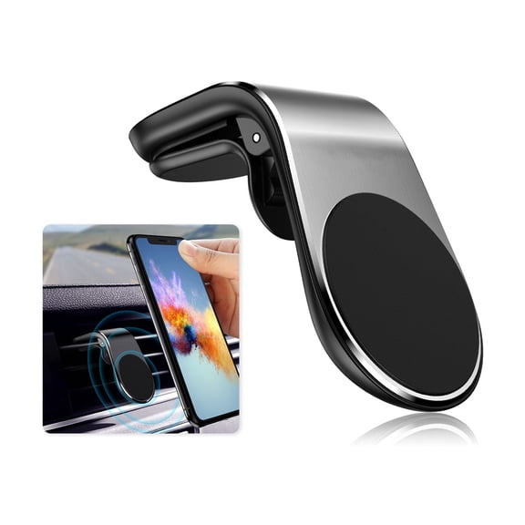 Magnetic Phone Car Mount, 360° Rotation Dashboard Phone Holder for Car with Strong Adhesive Stick, Magnet Car Phone Holder Mount Compatible with iPhone 13 12 11 Pro SE XR XS, Samsung