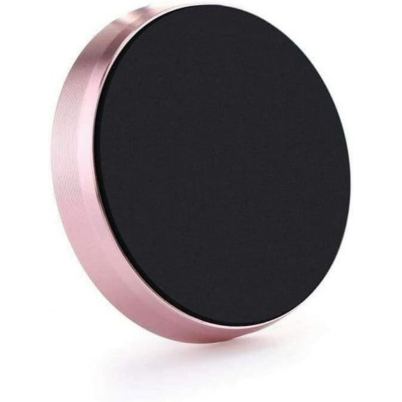 Magnetic Phone Car Mount Universal Flat Stick-on Car Dashboard, Office, Bedroom, Home or Any Surface Compatible with iPhone or Android Cell Phones and Tablets - Rose Gold