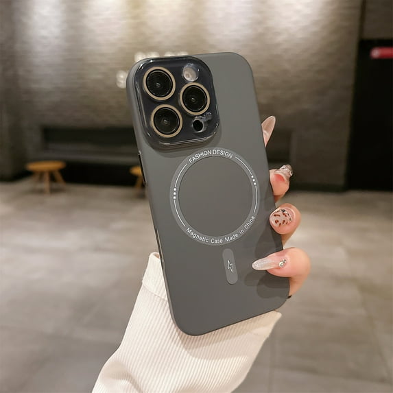 Magnetic Phone Case for Apple iPhone 11 Pro, Camera Lens Protective Slim Fit Shockproof Anti-Scratch Drop Proof Skin-Friendly Bumper Case for Women Men, Darkgray