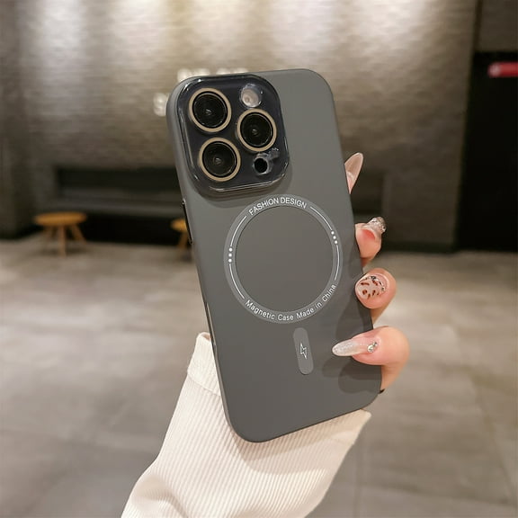 Magnetic Phone Case for Apple iPhone 11 Pro, Camera Lens Protective Slim Fit Shockproof Anti-Scratch Drop Proof Skin-Friendly Bumper Case for Women Men, Darkgray