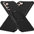thumbnail image 1 of Magnetic Phone Case for Samsung Galaxy S21 Compatible for Magsafe, Military-Grade Shockproof Protective Case with Built-in Magnet Circle for Samsung Galaxy S21, MS Black, 1 of 9