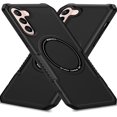 thumbnail image 1 of Magnetic Phone Case for Samsung Galaxy S21+ Plus (Not S21) Compatible for Magsafe, Military-Grade Shockproof Protective Case Built-in Magnet Circle for Samsung Galaxy S21 Plus, MS Black, 1 of 9