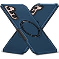 thumbnail image 1 of Magnetic Phone Case for Samsung Galaxy S22+ Plus (Not S22) Compatible with Magsafe, Military-Grade Shockproof Case with Built-in Magnet Circle for Samsung Galaxy S22 Plus, MS Navy Blue, 1 of 18