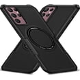 thumbnail image 1 of Magnetic Phone Case for Samsung Galaxy S22 Ultra (Not S22) Compatible with Magsafe, Military-Grade Shockproof Case with Built-in Magnet Circle for Samsung Galaxy S22 Ultra, MS Black, 1 of 18