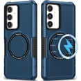 thumbnail image 1 of Magnetic Phone Case for Samsung Galaxy S23 FE (Not S23) Compatible with Magsafe, Military-Grade Shockproof Case with Built-in Magnet Circle for Samsung Galaxy S23 FE MS Navy Blue, 1 of 18