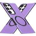 thumbnail image 1 of Magnetic Phone Case for Samsung Galaxy S23 Ultra Compatible for Magsafe, Military-Grade Shockproof Protective Case with Built-in Magnet Circle for Samsung Galaxy S23 Ultra, MS Purple, 1 of 18