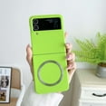 thumbnail image 1 of Magnetic Phone Case for Samsung Galaxy Z Flip 4 Compatible for Magsafe,Solid Color Designing, Ultra Slim Shockproof Protective Case with Built-in Magnet Circle for Samsung Galaxy Z Flip 4,Green, 1 of 6