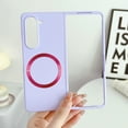 thumbnail image 1 of Magnetic Phone Case for Samsung Galaxy Z Fold 6 Compatible with Magsafe, Military-Grade Shockproof Protective Case Cover with Built-in Magnet Circle for Samsung Galaxy Z Fold 6, Purple, 1 of 5