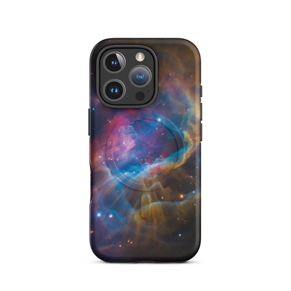 Magnetic Phone Case for iPhone 16 Pro – Nebula Cosmic Dreamscape Starburst Edition