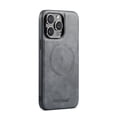 thumbnail image 1 of Magnetic Phone Case for iPhone 12/12 Pro, Classic Business Shockproof Protective Compatible with MagSafe Charging PU Leather Back Case for Men Women for iPhone 12/12 Pro - Gray, 1 of 5