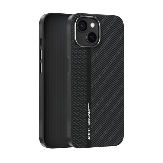 Magnetic Phone Case for iPhone 14 Plus,Compatible with Mag-Safe, Slim Carbon Fiber Pattern Shockproof Anti-fall Sturdy Durable Phone Case Grade Drop Anti-Slip Protective Cover,A