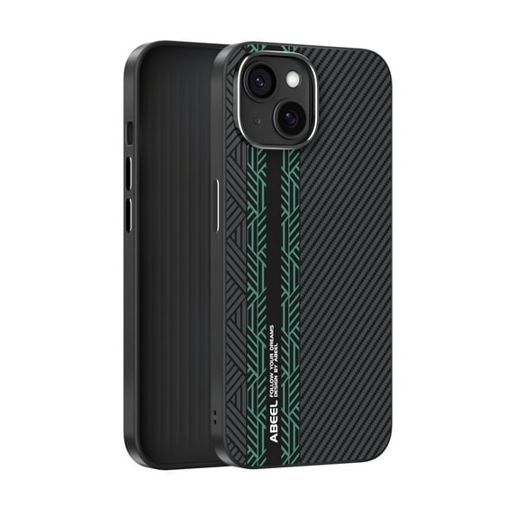 Magnetic Phone Case for iPhone 14 Plus,Compatible with Mag-Safe, Slim Carbon Fiber Pattern Shockproof Anti-fall Sturdy Durable Phone Case Grade Drop Anti-Slip Protective Cover,B