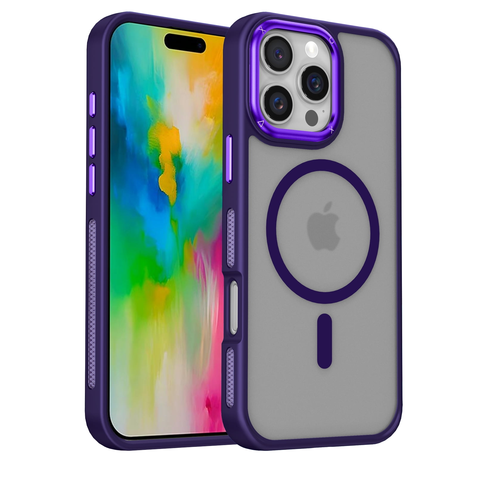 Magnetic Phone Case for iPhone 15 Pro Case [Grade Drop & Compatible ...