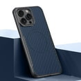 thumbnail image 1 of Magnetic Phone Case for iPhone 15 Pro Max (Compatible with MagSafe) (Drop Protection) Fiber Pattern Design Slim Anti-Scratch Shockproof Anti-fall Anti-Fingerprint Phone Case,Darkblue, 1 of 16
