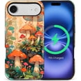 thumbnail image 1 of Magnetic Phone Case for iPhone 17 Air, Compatible with MagSafe, Durable 2 Layers Full Covered Shockproof Protective Cover-Whimsical Mushroom Case forest, 1 of 7