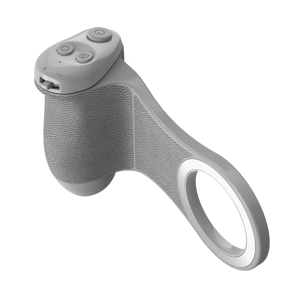 Magnetic Phone Grip with Remote Zoom Trigger – Anti-Slip Handheld Stabilizer, Ergonomic DSLR-Like Handle, 8X Magnetic Lock, Detachable Remote, for All Smartphones