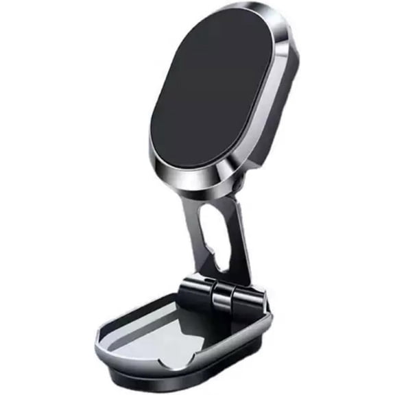Magnetic Phone Holder for Car, 360 Rotation Adjustable Foldable Phone Mount, Universal Car Dashboard Cell Phone Stand, Multifunctional Car Mobile Phone Holder for Dashboard Screens Table