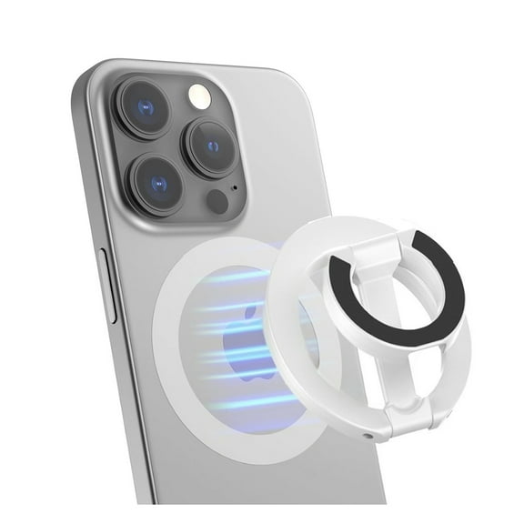 Magnetic Phone Holder, Double-Sided Magnetic Desk Stand for Streaming, Adjustable Lazy Stand for Watching Shows and Live Broadcasting