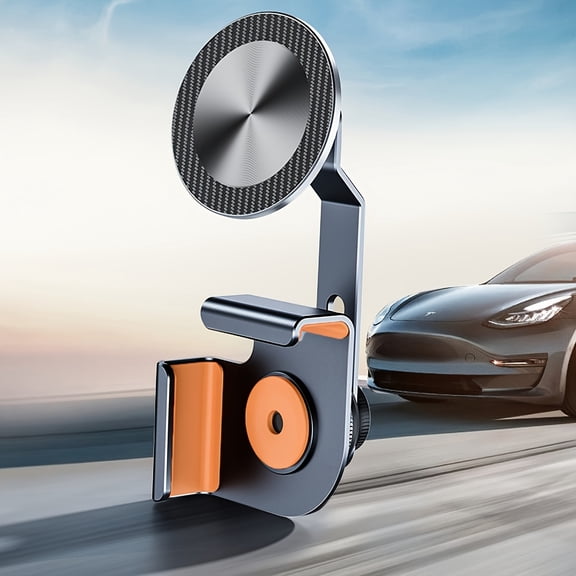 Magnetic Phone Holder for Tesla Model Y/3/S/X, for MagSafe Magnetic Car Dash Phone Holder for Tesla,PC Monitor Extension Holder,Fits All Phone