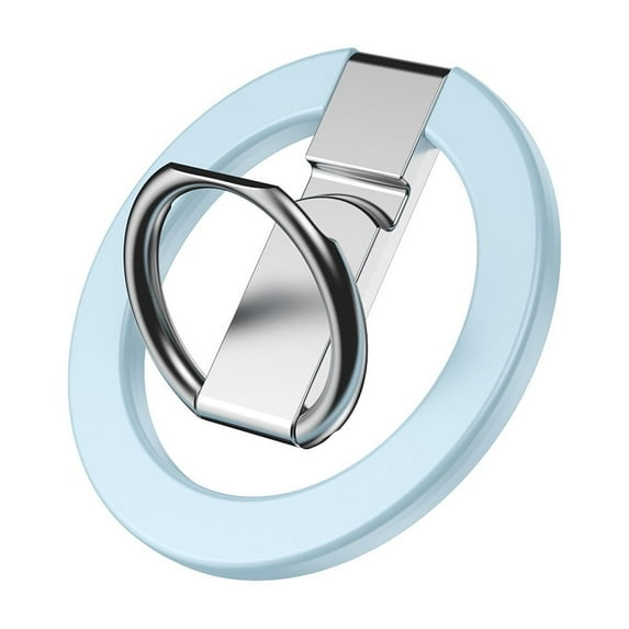 Magnetic Phone Stand Compatible with iPhone 12/13 Series and MagSafe Cases, Removable Metal Kickstand【Vertical & Horizontal Stand Ways】360° Adjustable Portable Magnetic Phone Grip Ring Holder