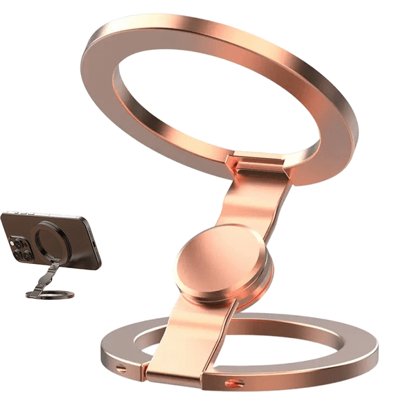 Magnetic Phone Stand Fidget Spinner, 2-in-1 Magnetic Phone Stand, 360° Rotation 270° Flip, Strong Compatible Stand for Desk Car Gym