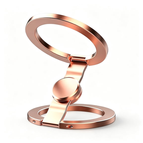 Magnetic Phone Stand Fidget Spinner – 2-in-1 Precision Bearing, 360° Flip, Aluminum, with Strong Magnetic Rings & Metal Ring