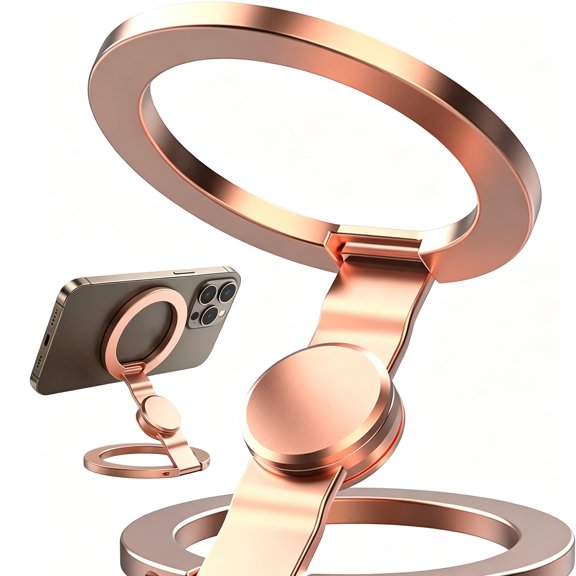 Magnetic Phone Stand & Fidget Spinner Combo, 360° Magnetic Gyroscope Holder, Mag Spinner for Gym, Kitchen