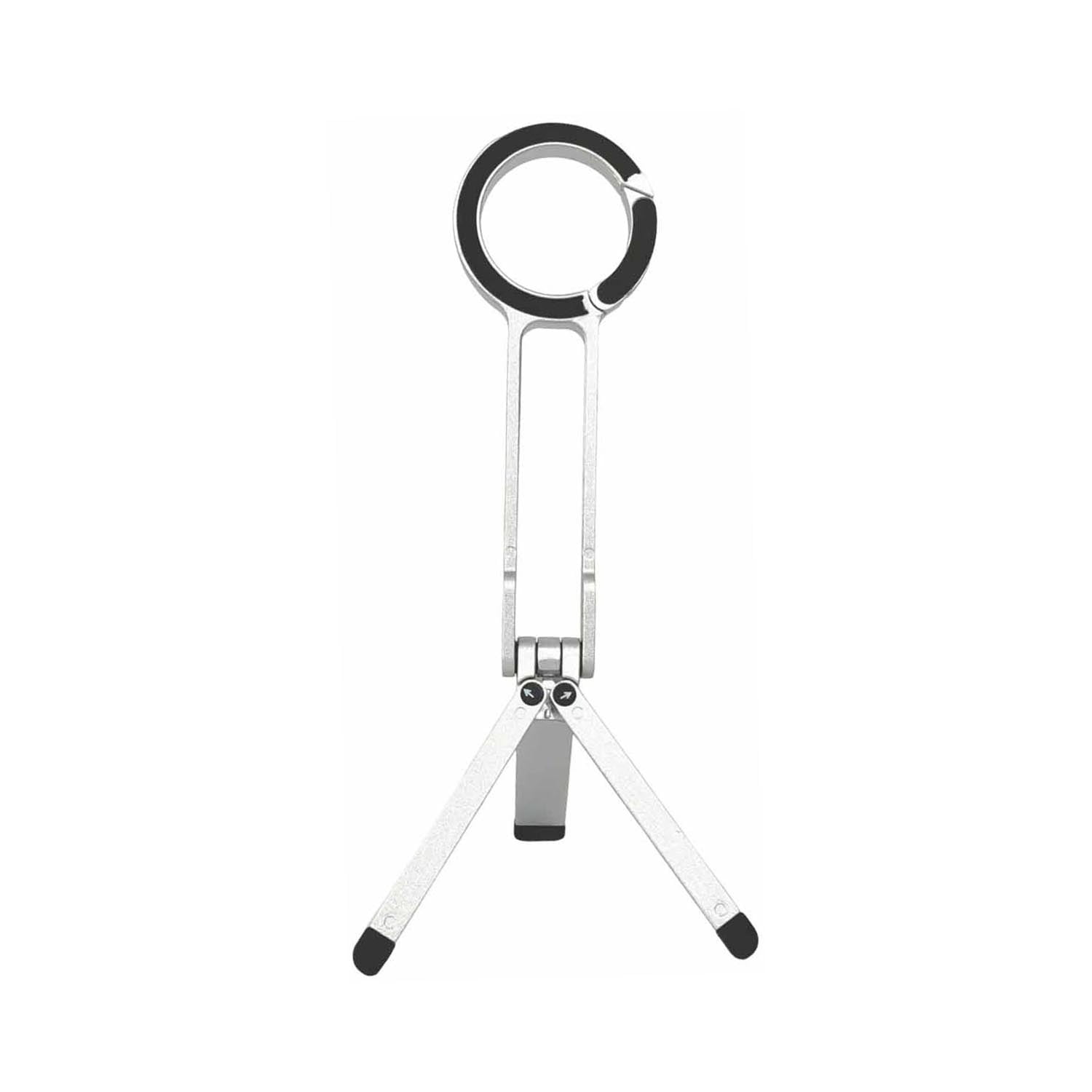 Treppiede Magnetico Pieghevole MA38 Per Smartphone – In Lega Di Alluminio, Tascabile, Rotazione 180°, Ideale Per Vlog, Palestra E Viaggi, Stabile E Portatile