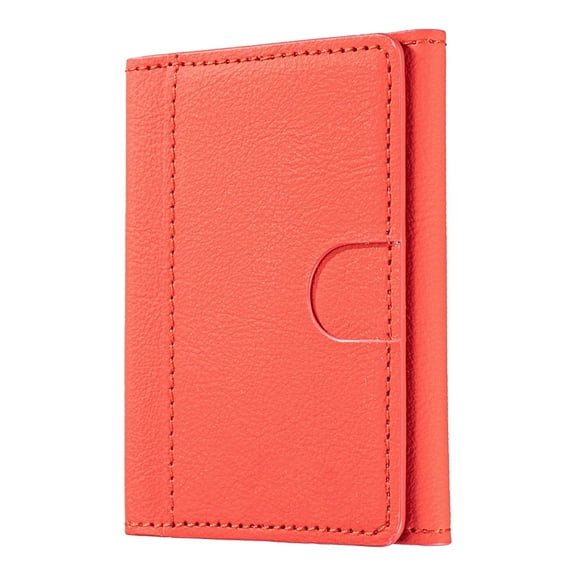 Magnetic Phone Wallet with Kickstand, Slim Card Holder for All Smartphones, Matte Leather Finish, Multiple Slots for Credit Cards, ID and Cash Storage