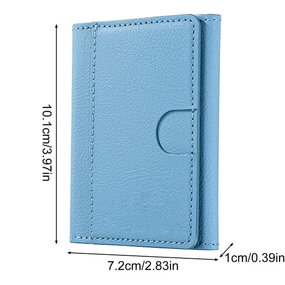 Magnetic Phone Wallet Magnetic Phone Wallet Card Holder Slim Matte Leather Attachment for Smartphones Credit Card Cash Storage Kickstand Function Minimalist Design Card Holder for Phone