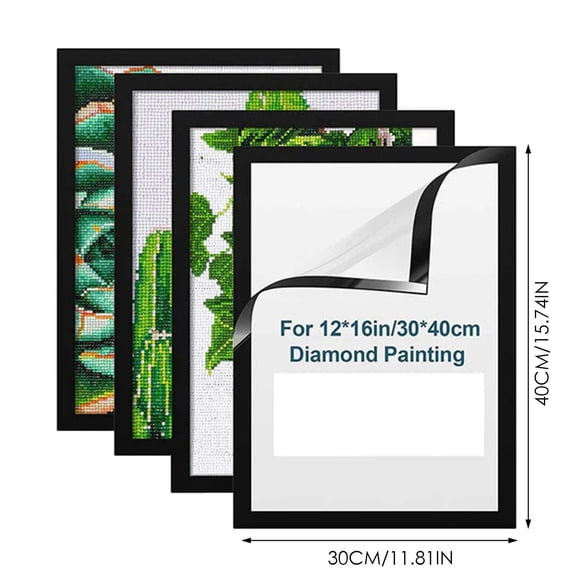 Magnetic Photo Frame For Wall Display, Pvc Picture Frame For Living Room And Bedroom, Lightweight Magnetic Frame For Home Decor,30X30Cm