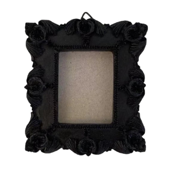 Magnetic Photo Frame Fridge Magnet, Creative Black Home Decor Fridge Magnet With Photo Display, For Kitchen Office Bedroom Decoration